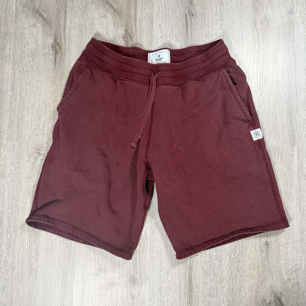 Reigning Champ Men's Midweight Terry Sweat Shorts in Burgundy Medium